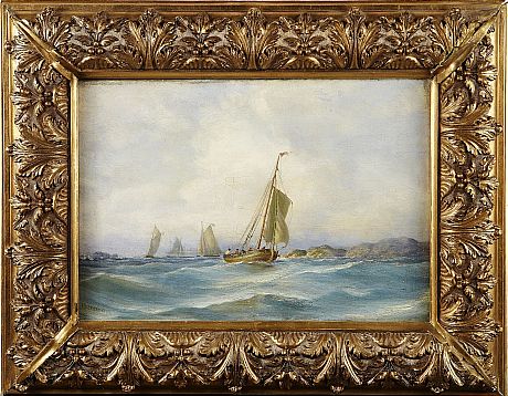 Per Wilhelm Cedergren oljemålning