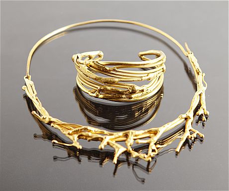 Halsband och armring