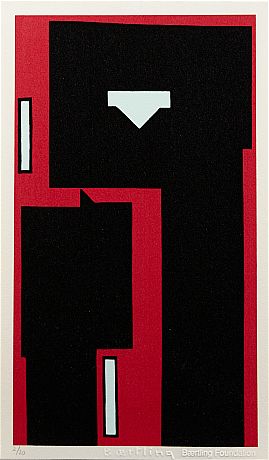 Olle Baertling färgserigrafi