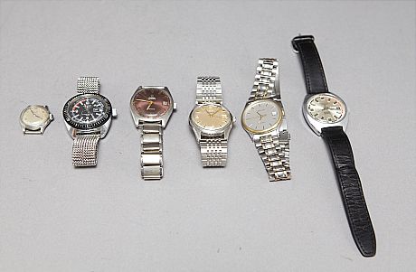 Armbandsur bl a Omega Tissot