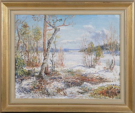 Folke Ricklund oljemålning