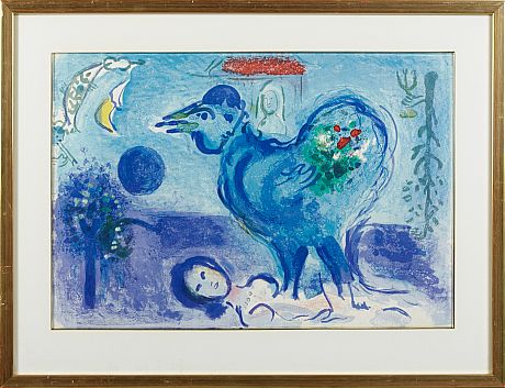 Marc Chagall färglitografi