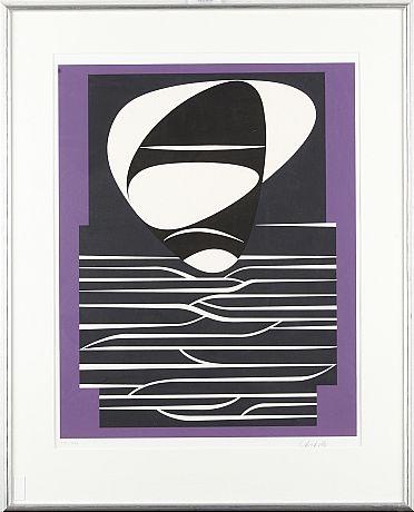 Victor Vasarely litografi