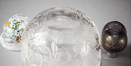 Skål miniatyrer i glas