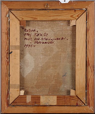 Oidentifierad konstnär oljemålning