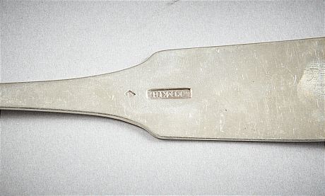 Raguskedar tårtspade strösked i silver