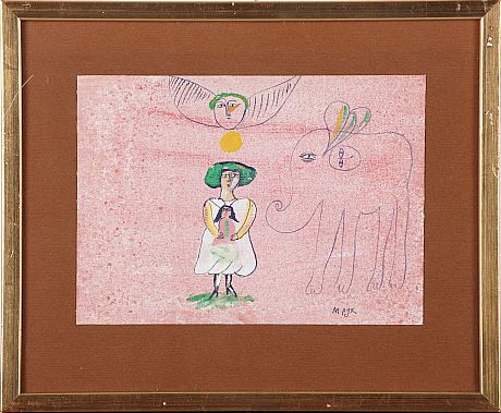 Madeleine Pyk tempera