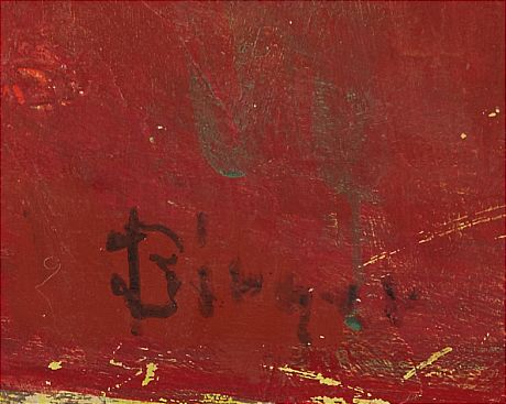 Birger Birger Ericson oljemålning