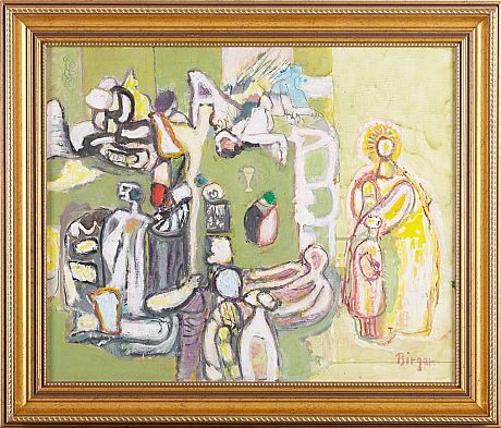 Birger Birger Ericson oljemålning