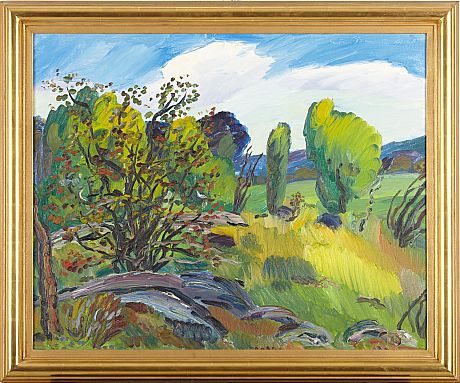 Göran Brunius oljemålning