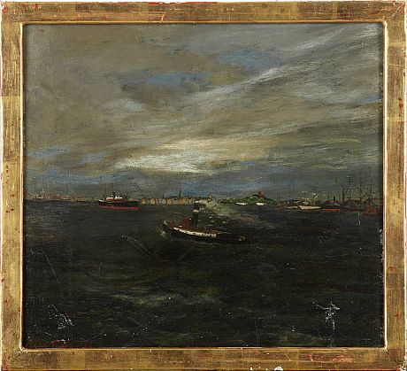 Nils Tydén oljemålning