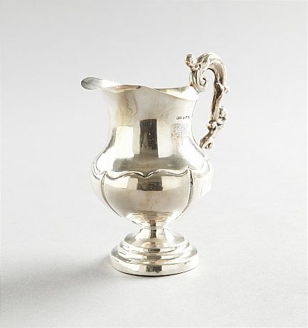 Gräddkanna i silver Per Erik Sundberg Trosa 1875