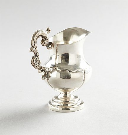 Gräddkanna i silver Per Erik Sundberg Trosa 1875