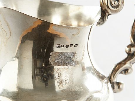 Gräddkanna i silver Per Erik Sundberg Trosa 1875