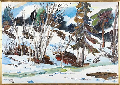 Göran Brunius oljemålning