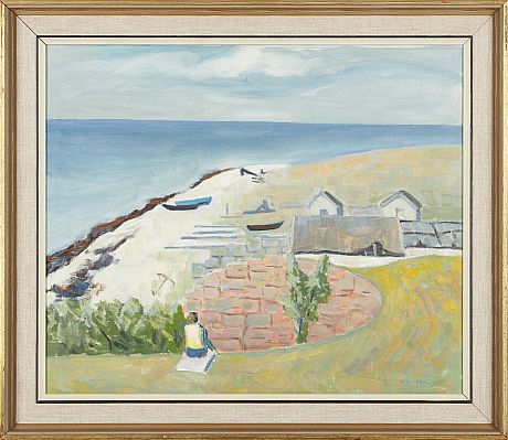 Albert Krüger oljemålning