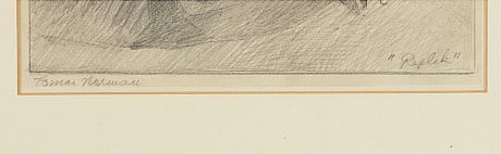 Einar Nerman blyertsteckning 