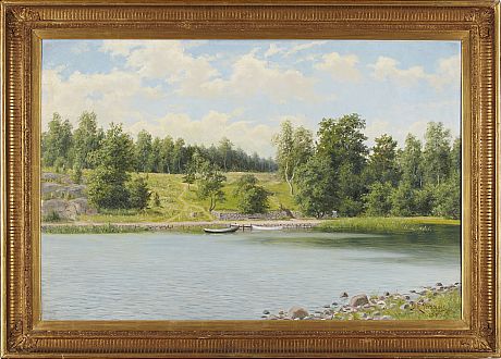 Peter Adolf Persson oljemålning 