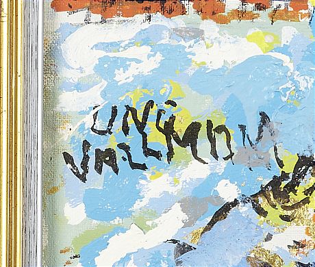 Uno Vallman oljemålning