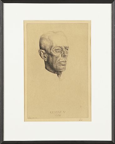 Axel Fridell torrnålsgravyr