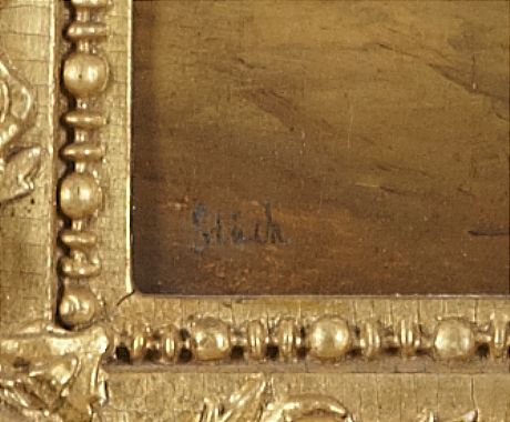 Joseph Magnus Stäck oljemålning