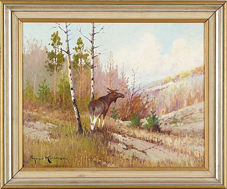 Ejnar Kohlmann oljemålning