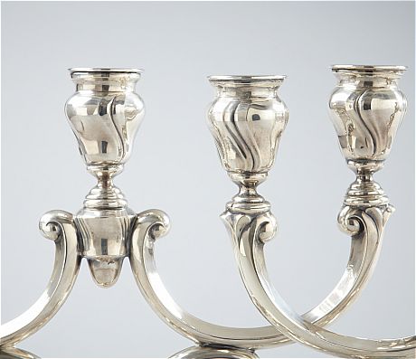 Kandelabrar 1 par silver