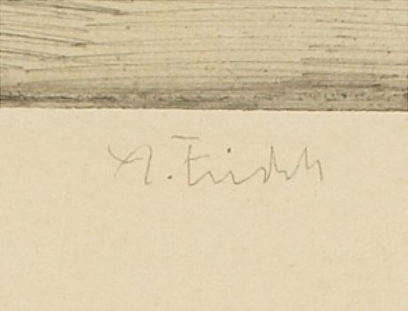 Axel Fridell etsning