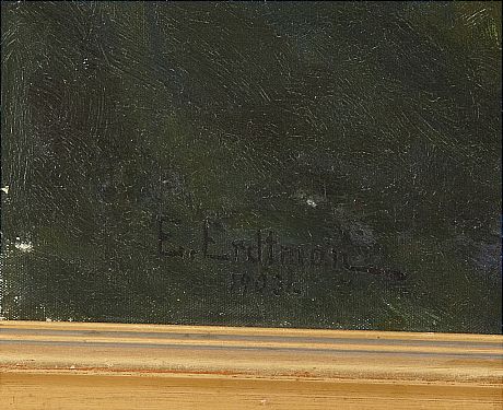 Elias Erdtman oljemålning