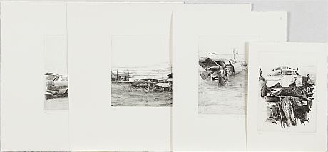 Ulf Wahlberg fyra etsningar