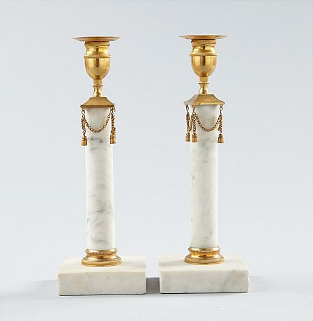 Ljusstakar 1 par sengustavianska