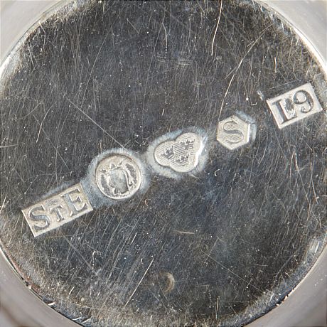 Ströare tumlare saltkar silver