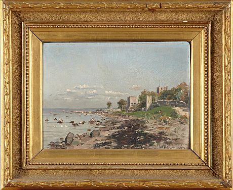 Carl Ewald Lönngren oljemålning