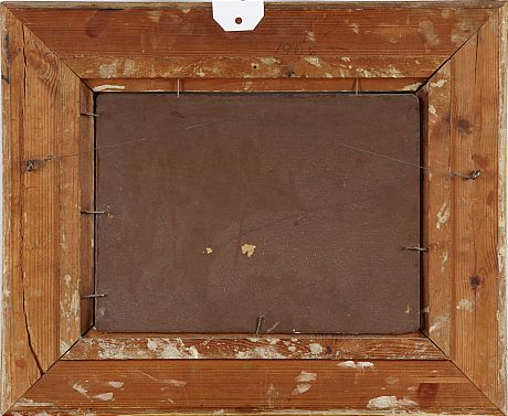 Carl Ewald Lönngren oljemålning