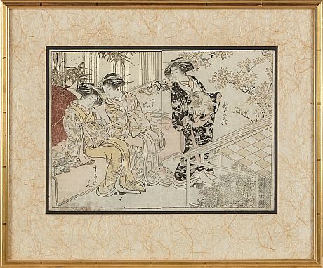 Japanskt träsnitt Shigemasa