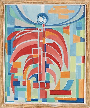 Oidentifierad konstnär olja