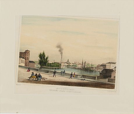 Två stockholmsvyer i färg