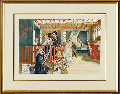 Carl Larsson litografi