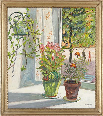 Karl Dahlqvist oljemålning