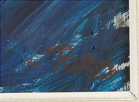 Tord Leander Engström oljemålning