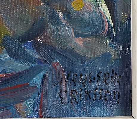 Hans Erik Eriksson oljemålning