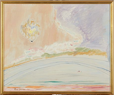 Rune Jansson oljemålning