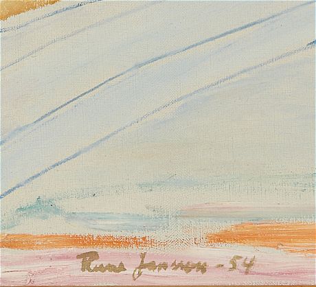 Rune Jansson oljemålning