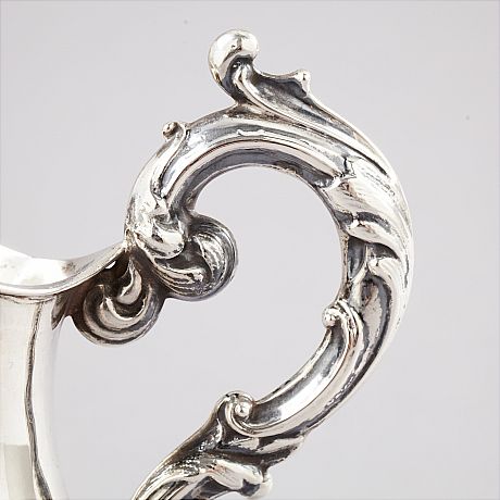 Gräddkanna i silver