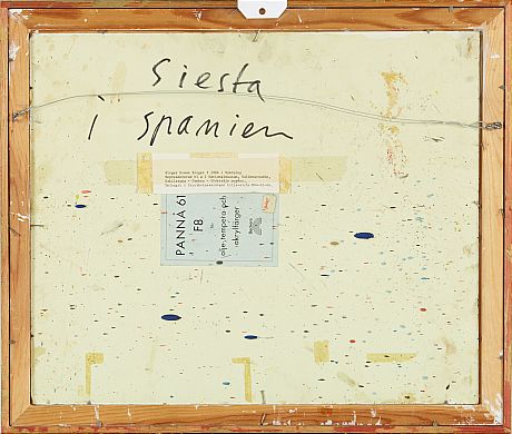 Birger Birger-Ericson oljemålning