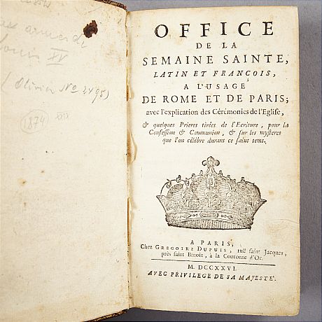 Royal French binding