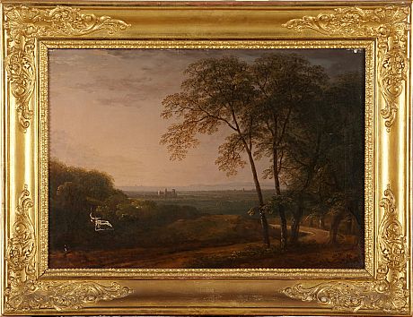 Axel Fahlcrantz oljemålning