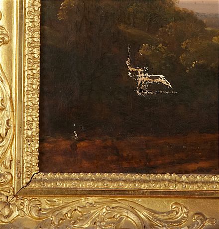 Axel Fahlcrantz oljemålning