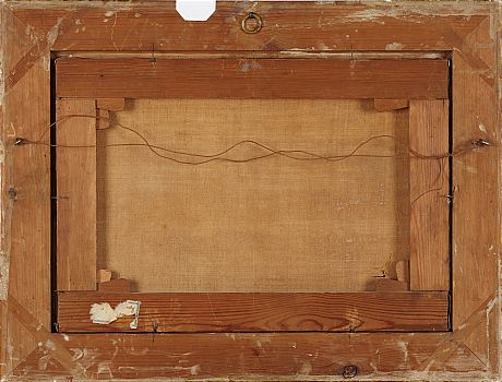 Axel Fahlcrantz oljemålning