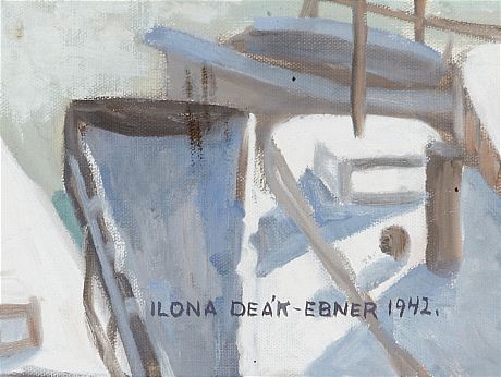 Ilona Deak-Ebner oljemålning